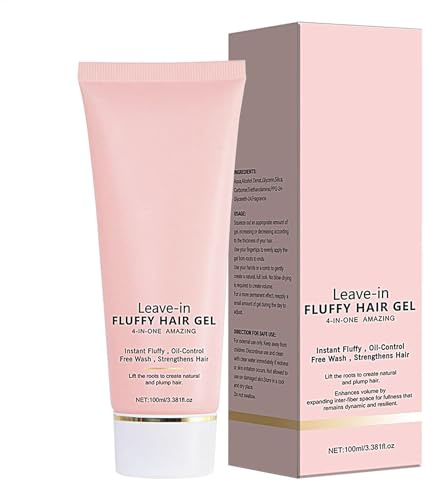 Gel Volumisant Pour Cheveux, Gel Capillaire Sans Rinçage - Gel Sculptant Coiffant Pour Cheveux Secs 100 Ml - Gel Coiffant Volumisant Épaississant Pour Cheveux Longs, Courts, Épais Et Fins