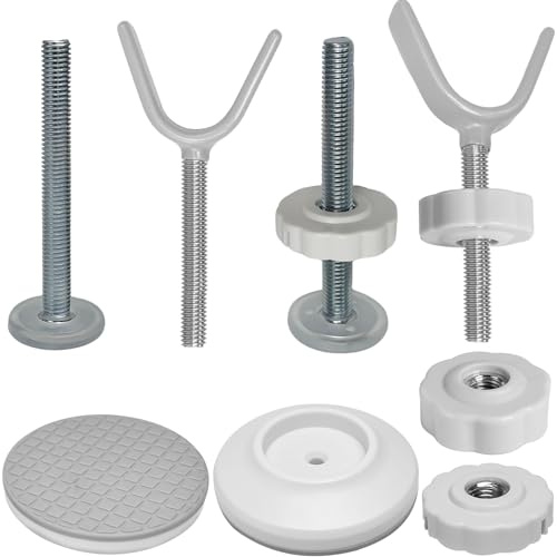 Lot de 4 vis à Pression pour Grille de Protection d'escalier M10 et Broche en Y, vis à Pression, tiges de Broche filetées, vis, Grille d'escalier avec Broche, 2 Protections murales de sécurité