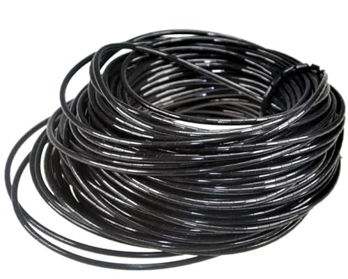 Manicotti protettivi a spirale, Guaina for cavi for computer 3 mm 5 14 25 30 Avvolgicavo for elettrici Organizzatore for a spirale nera a(4mm 50Meter)