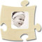 Puzzle Rahmen, 10x10cm - natur