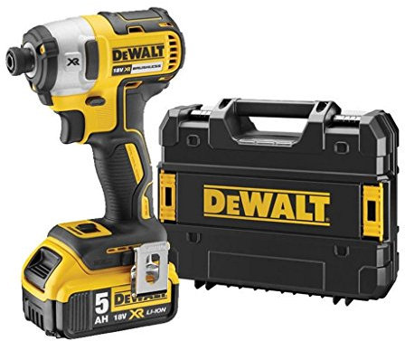 DEWALT DCF887P2-QW Avvitatore a Impulsi 1/4 XR Litio 18V 5.0Ah BRUSHLESS