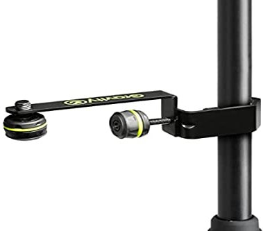 Gravity MA MH 01 - Mikrofonhalteschiene, Geeignet für Rohrdurchmesser (mm) bis 30 mm, schwarz