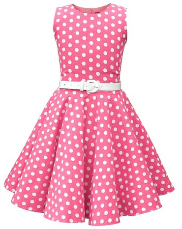 BlackButterfly Kinder 'Audrey' Vintage Kleid im 50er-Jahre-Stil