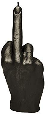 Candellana Kerze Mittelfinger - einzigartiges Geschenk für Profanity Fans
