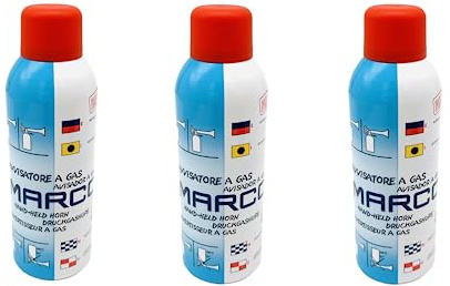 3xNachfüllflasche für Fanfare Marco Gasdruckfanfare
