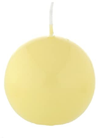 Kugelkerzen Grapefruit Gelb, Ø 6 cm, 16 Stück, deutsche Markenkerzen in RAL Kerzen Güte Qualität