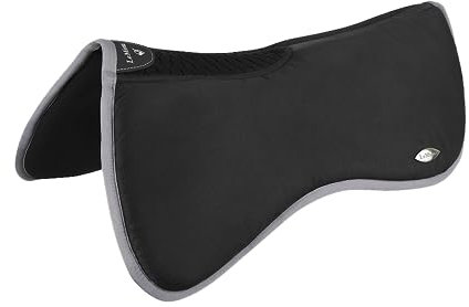 LeMieux Wither Relief Memory Foam Half Pad Black Sattelauflage, Schwarz, L