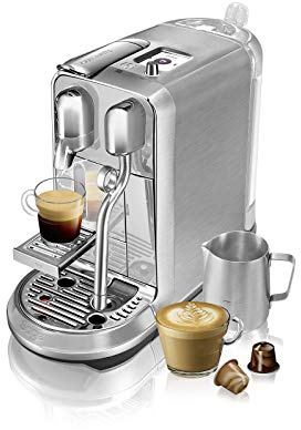 Nespresso Sage Appliances Creatista Plus Caffettiera Cromo SNE800BSS, Acciaio Inox Spazzolato
