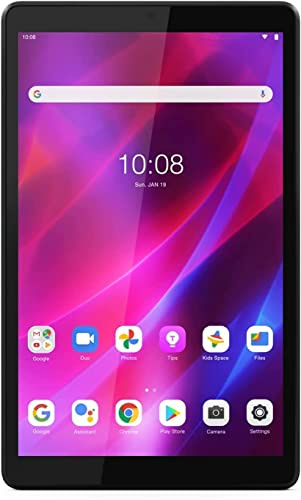 Lenovo Tab M8 (3e génération) 8 HD (1280 x 800) IPS 350 nits brillant, tactile, MediaTek Helio P22T jusqu'à 2,3 GHz, 8 cœurs, 3 Go de RAM, 32 Go eMMC, Bluetooth, WiFi, Android 11, gris fer, EAT Cloth
