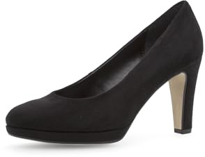 Gabor Femme Escarpins, Dame Escarpins Classiques,Bureau,fermé,élégant,Noble,Confortable,Chaussure d'affaires,Noir (Schwarz) / 47,40 EU / 6.5 UK