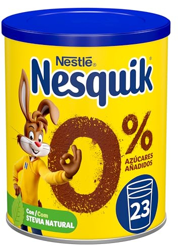 NESTLE NESQUIK Cacao en polvo 0% azúcares, 320 g