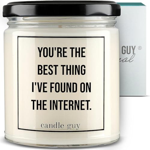 candle guy Duftkerze im Glas [Brennzeit 70h] - Duft-Kerze handgemacht mit Spruch | Freches Geschenk für Frauen, Freundin, Geburtstag | 100% Sojawachs, schöne natürliche Düfte mit ätherischem Öl
