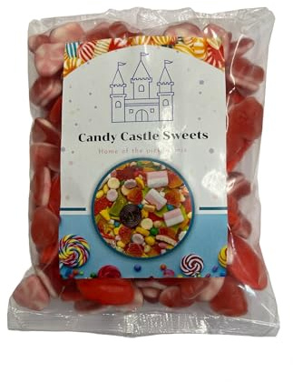 Gummy Jelly Red Lips & Twist Hearts Sweet Share Bag - 1kg