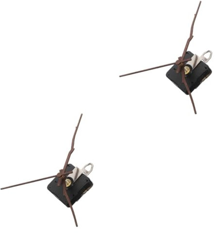 BESTonZON 2 Sätze Uhrwerk-kit Ansehen Uhrzeiger Nadel Uhrwerksmechanismus Uhrwerk Mit Zeigern Reparaturset Für Quarzuhren Wanduhr-Motor-kit Arbeit Holz Bewegung Mechanisch