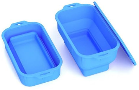 Eldtec Extra Large Ice Block Molds, 8 lbs Big Ice Block，Ice Maker for Cold Plunge or Coolers, Reusable and Thick Silicone Ice Moulds Tray for Ice Bath Chiller, 1-Pack (Blue)