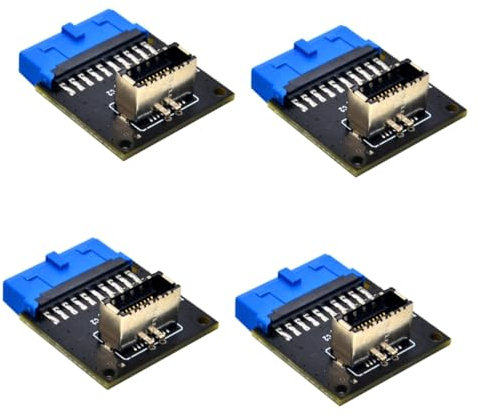 OSALADI 4stücke USB Front Panel Adapter Zu -c Zu USB Adapter Tragbarer Konverter Für Einfache -and-Play-Installation Stabile Datenübertragung