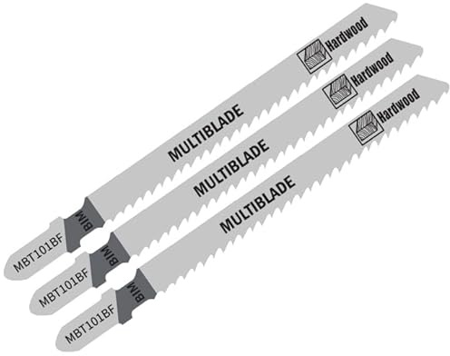 Multiblade Stichsägeblatt, für Hartholz, 100mm, Standard, splitterfrei, 3 Stück