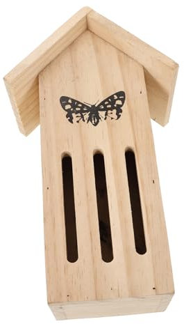 Levemolo Hölzernes Schmetterlingshaus Mit Futterspender Faltbarer Schmetterlingsunterstand Aus Naturholz Hängender Lebensraum Für Garten Und Balkon Schmetterlingslebensraum Für Draußen