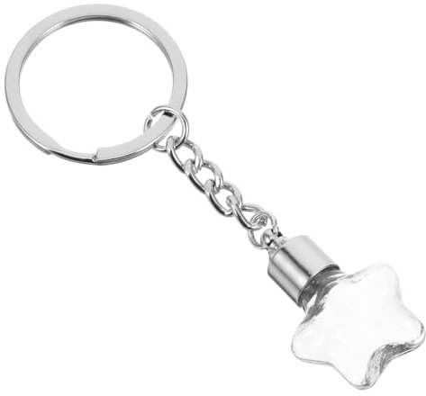 SHINEOFI porte-clés bouteille d'amour mini pots adolescent marchandise Cas porte clef original porte clé original bouteilles de souhaits en verre porte-clés petites fioles en verre Un