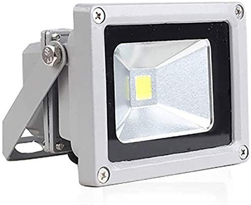 Led Floodlight, 10W Waterproof IP65 Spotlight for Outdoor Searchlight and Construction Lighting, 4500K Brightness