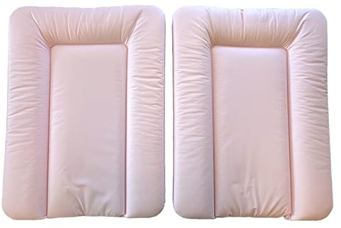 Wickelauflage 70 x 50 cm – 2 Stück – Rosa + Rosa – mit Qualitätssiegel OEKO-TEX Standard 100