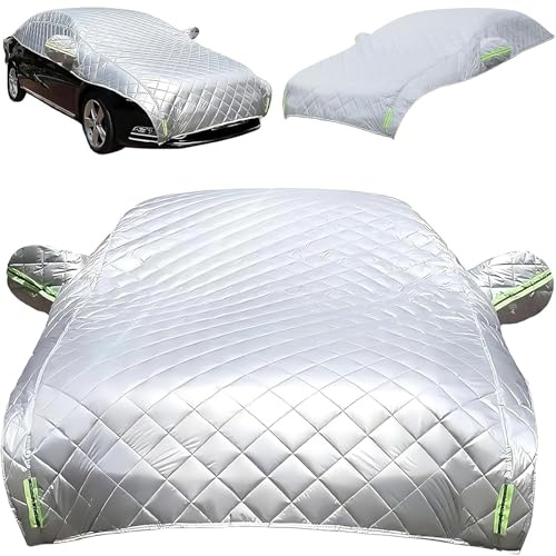 Funda de Coche antigranizo – Cubierta Gruesa para Coche con Tiras Reflectantes, protección Completa contra Granizo, Impermeable, Resistente al Viento, Apta para SUV, sedán y Familiar (SUV)