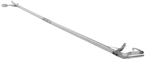 Beavorty Recogedor Plegable de Agarre de Acero Inoxidable para Ancianos Herramienta Práctica Fácil para Ayudar a Alcanzar Objetos Diseño Compacto y Ligero