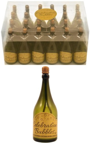 Kressies Wedding Accessories Set de 24 petites bouteilles de champagne-bulles de savon