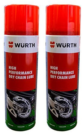 Wurth High Performance Dry Chain Lube- 2 x 500ml Double Pack