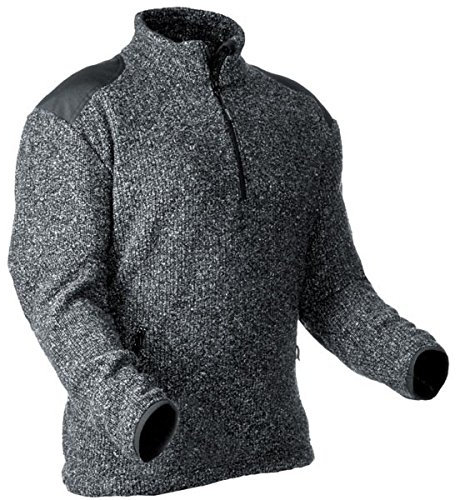 Pfanner Warmer Pullover aus gestricktem Fleece 101110, Farbe:grau, Größe:XL