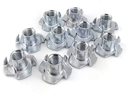 20 x T Dado Fondello a Ragno Dado a Griffe Dimensione M6 x 9