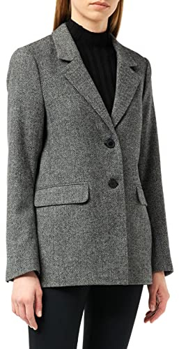 Part Two Ronniepw Bz Blazer, Melange in Tweed Nero, 46 Donna
