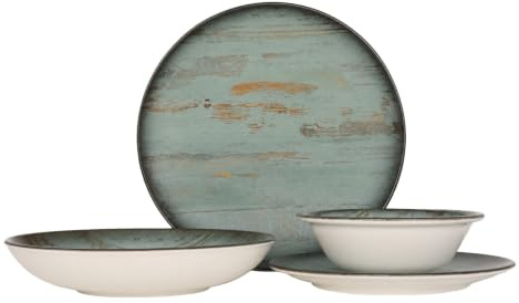 Bonna Geschirrset - Madera - 24 teilig - 6 Personen - Porzellan