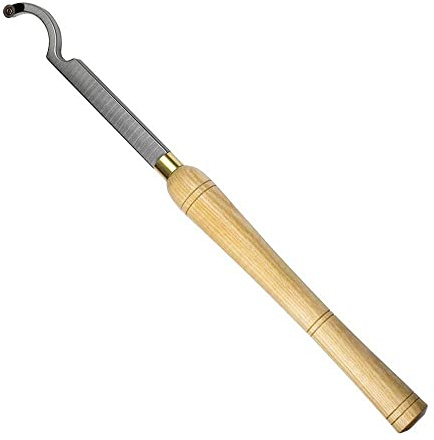 Schwanenhals-Hohlwerkzeug, Hartmetallbestückt, Holzdrehwerkzeuge, gebogene Drehmaschine, Meißel, Werkzeugstange mit 12 mm rundem Hartmetall-Einsatz für Holz, Hobby, Heimwerker oder Tischler