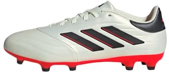 Adidas Unisex Copa Pure II League Firm Ground Boots, Ivory/Core Black/Solar Red, 38 EU