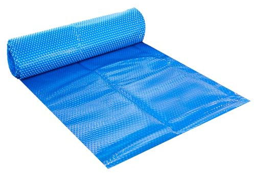 Pondlife Solarfolie blau eckig, 120µ, 5x8m, Noppenfolie Poolabdeckung zuschneidbar, Poolheizung Wärmeplane