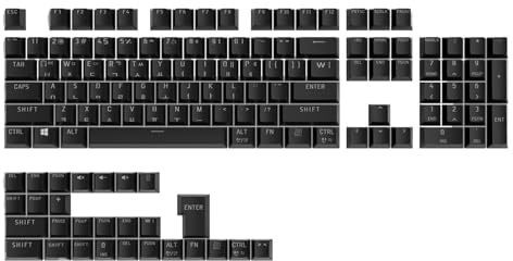 ABS-Tastenkappen für 75/87/98/104/108 Tastatur, OEM-Höhe, Tastenkappen-Set mit Sublimationsdruck