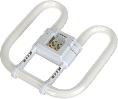 2 x LUXSA Lighting PL-Q 16W GR10Q 4 Pin Compact Fluorescent Light Bulb - 16W/840/4P Cool White Light Bulb (10,000 Hours)