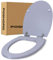 POSNORD Abattant WC Soft Close – MDF Gris Clair – Montage Facile, Vis Incluses – Compatible Toilettes Standards – Couvercle Silencieux, Robuste et Élégant