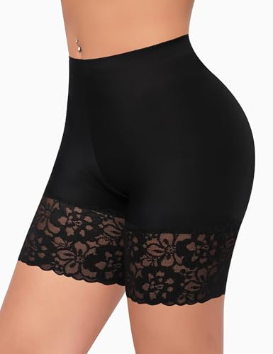 Short Anti Frottement Cuisse Femme Dentelle sous Robe Legging #1 Noir 295-M Checking 224