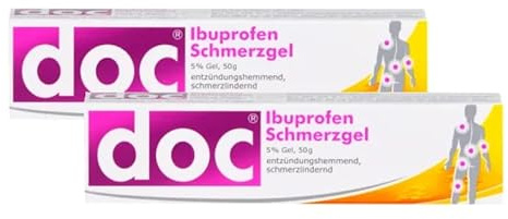 Doppelpack Set mit DOC IBUPROFEN Schmerzgel 5% (2x50g)