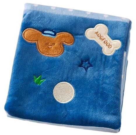 Jouet pour Chiens Distributeur De Nourriture | Papier Souple Pliable Bruissant - Tapis De Jouet pour Chiens Distributeur De Snack,pour Petites Moyennes Races Chiots Intérieur Extérieur Balcon