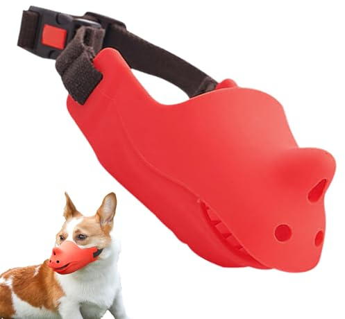 Bozal para perros – Antiladridos Antimorder Accesorios para Mascotas, Bozal de Silicona para Prevenir, Para Perros Hogar Viajes Al Aire Libre Paseo Patio Jardín Picnic