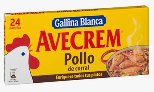 Gallina Blanca Avecrem Dado de Pollo, Caldo de Pollo en Pastillas, 24 Pastillas, 240g, pack 3