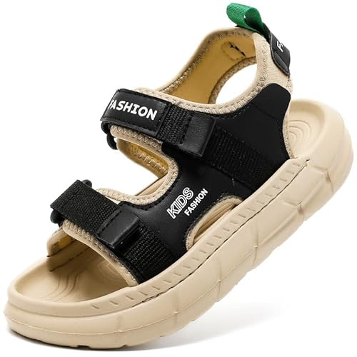 Bambine Sandali Estivi EVA, Bambino Sandaletti Punta Aperta Antiscivolo | Bambini Leggere Pantofole con Cavigliera da Scalzo per Ragazzi, Scarpe da Spiaggia Esterno