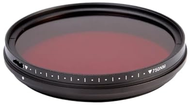 Adjustable IR Lens Filter Pass Infra-Red 530nm To 750nm 590nm 680nm 720nm(55mm)