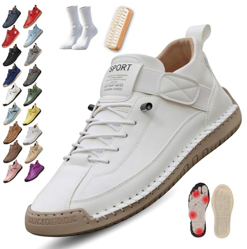 2026 New Orthopedic Sneakers for Women, Orthopaedic Shoes, Comfortable & Pain-Free Orthopedic Sneakers, Generic for Men & Women, Lightweight Breathable, Spacious Toe Box, Put on and Take Off(H,5)