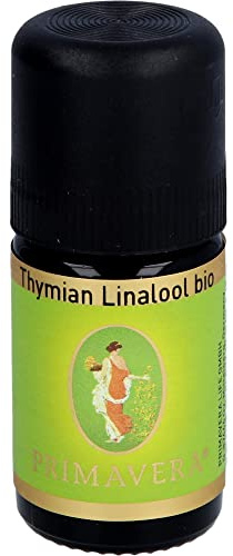 PRIMAVERA Ätherisches Öl Thymian Linalool bio 5 ml - Aromaöl, Duftöl, Aromatherapie - kräftigend, aktivierend, anregend - vegan