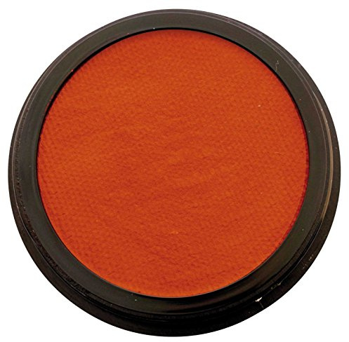 Eulenspiegel - Profi-Aqua Make-Up, Schminke 35 ml, Dunkelorange | Wasserbasierte Schminke für Facepainting & Bodypainting, für Karneval & Mottopartys