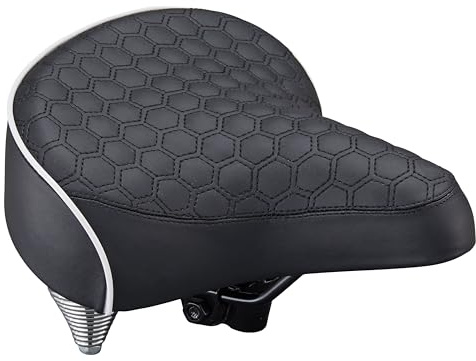 Schwinn Vuxna, unisex Comfort Bike Sadel Cykelsadel, Cruiser/Quilted Black, Seat